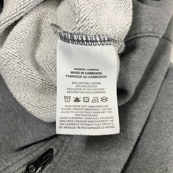 Nike Men’s Sportswear Club Fleece Half-zip Sweatshirt in Gray Size Medium - Picture 5 of 7